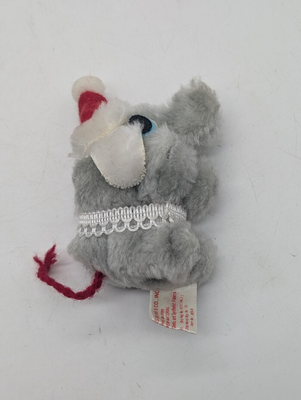 Vintage 1978 Russ Berrie Christmas Santa Elephant Plush Beanie Ground Nutshell
